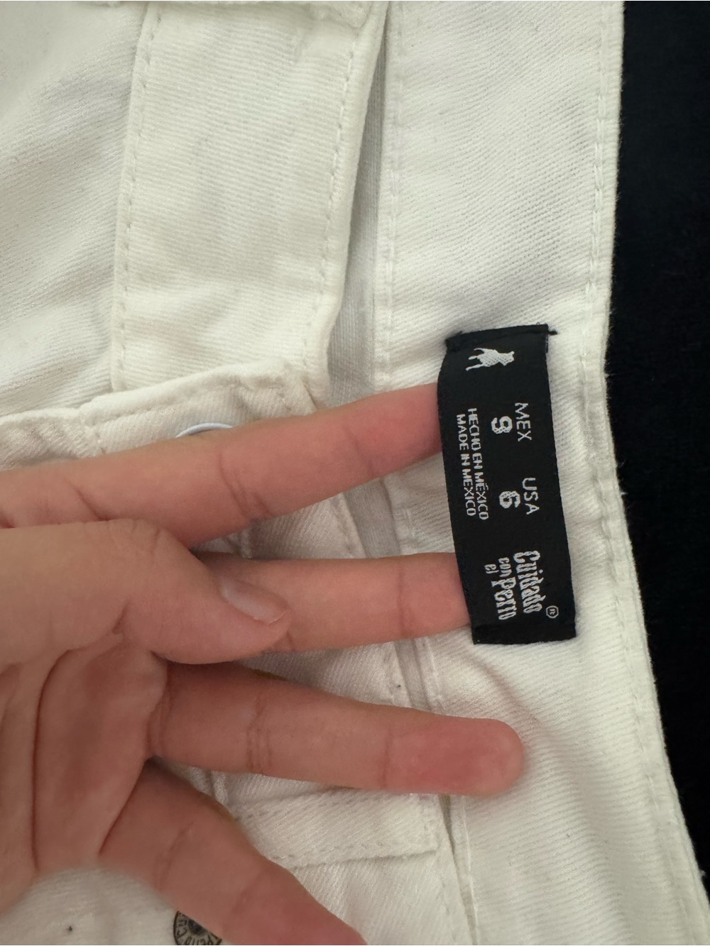 White United Colors of Benetton High-Rise Women’s Jeans - Size 6